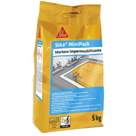 Sac 5 Kg morter impermeabilitzant SIKA · Mini Pack