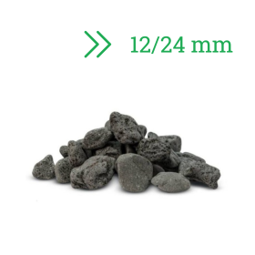 Big Bag Bolo negro basalto 12/24 mm