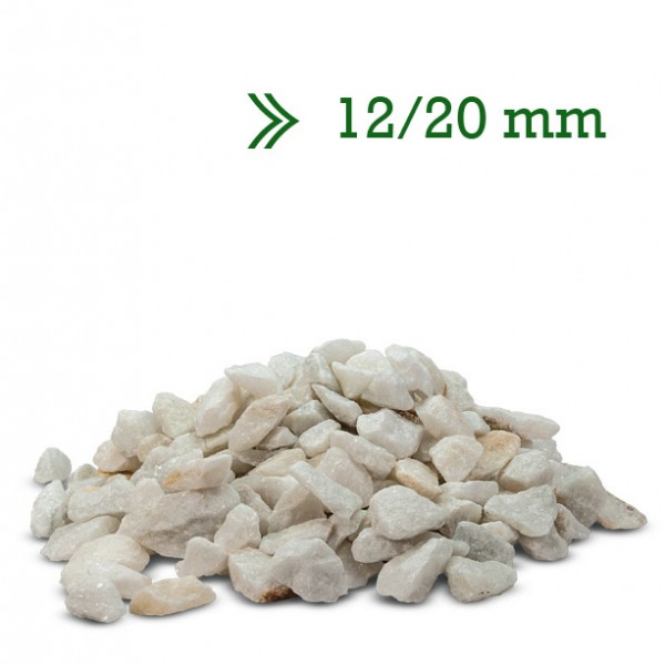 Saco Marmolina Blanca Macael 12/20mm (20kg)