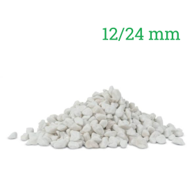 1/2 Big Bag Galet de Marbre Blanc 12/24 mm