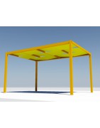 pergola fusta
