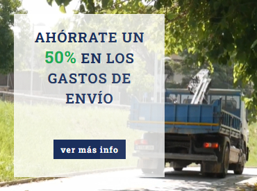 Ahórrate un 50% en los gastos de envío