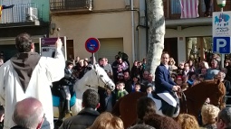 bendición de caballos Tres Tombs