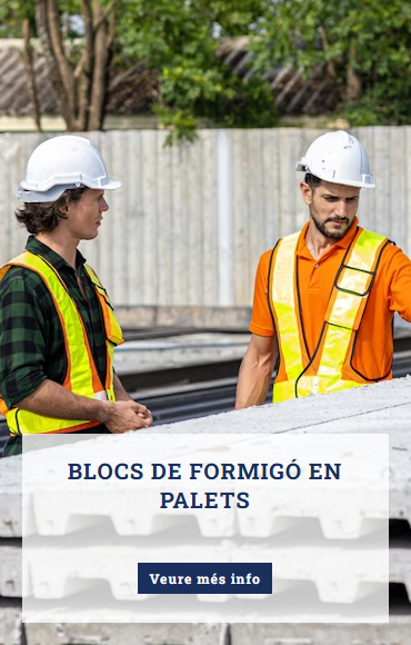 Blocs de formigó i palets