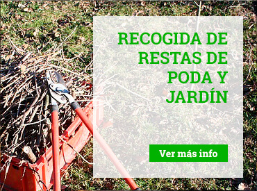 recogida de restos de poda y jardín