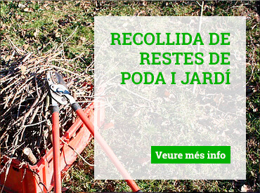 recollida de restes de poda i jardí